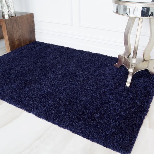 THICK PLAIN SOFT SHAGGY FLOOR RUG RUNNER NON SHED 3cm PILE MODERN RUG SMALL L XL - Picture 10 of 105