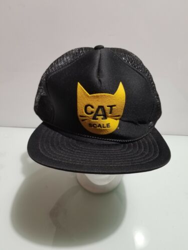 Vtg  CAT Snapback Trucker Hat Cap  Mesh  Caterpil… - image 1