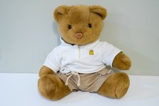 RARE Build-A-Bear Brown Teddy Bear w/Polo and Shorts Clothing Vintage