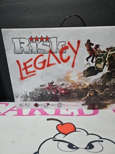 Hasbro Risk Legacy Strategy Board Game 2011 - Complete Some Parts Never Opened - Picture 2 of 19