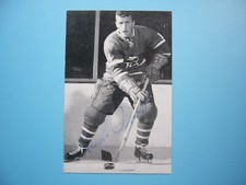 1960'S MONTREAL CANADIENS NHL HOCKEY PHOTO POST CARD CLAUDE PROVOST POSTCARD
