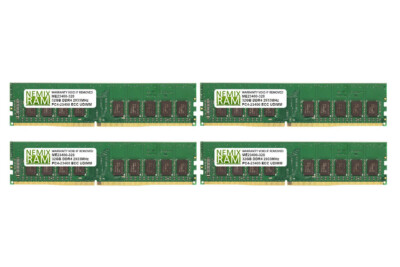 NEMIX RAM 128GB (4X32GB) DDR5 4800MHZ PC5-38400 1Rx4 ECC RDIMM KIT Server Memory Compatible with The SUPERMICRO X13SEW-TF | X13SEW-F Motherboard NEMIX RAM 128GB (4X32GB) DDR5 5600MHZ PC5-44800 2Rx8 1.1V CL46 288