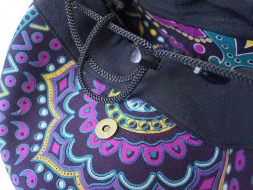 Bolso de Festival Mochila Unisex Hecho a Mano India, Bolsas Resistentes para Escuela - Imagen 4 de 8
