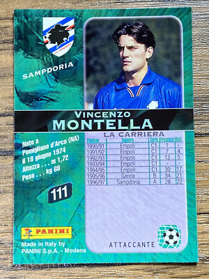236★サッカー★vincenzo montella★prostars Corinthian ProStars - Vincenzo MONTELLA - Italy - Pro696 | eBay