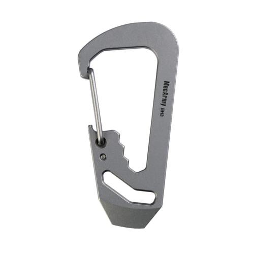 MeCarmy EH3 EDC Carabiner, Keychain,Pry Bar,Hex Wrenches,Bottle Opener, Titanium - Picture 2 of 7