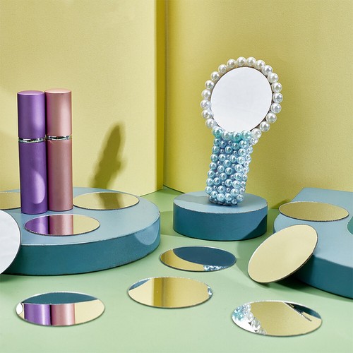 1box Custom Acrylic Mirror Wall Stickers Self Adhesive Mirror Tiles for Home - Picture 3 of 6