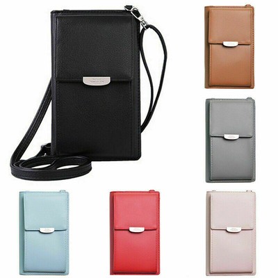 Neu PU Leder Fälle Weich Handy Tasche Transparent Berührbar Mini!