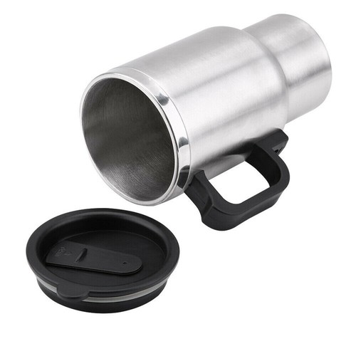 Bollitore Elettrico 12V Auto Acciaio Inox Tazza Caffè Tè Tazza Riscaldamento Acqua Esterno - Foto 6 di 7