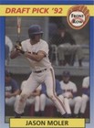 1992 Front Row Draft Picks - Jason Moler #29
