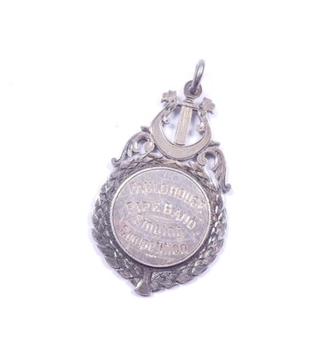 Antique Scottish Albert Medal Faulohouse Singing Comp 925 Silver Faulohouse Singing Comp 925 Silver