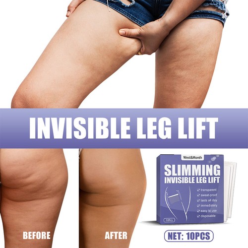 10pcs Invisible Leg Lift Stickers Latex Free Thigh Shaping Lifting Slimming Tape - Picture 8 of 9