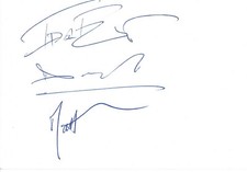 Nada Surf Autogramme full signed 10x15 cm Karteikarte 