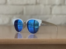 Stella McCartney SC0051SK 004 White Sunglasses 56:18-145 Limited Edition Italy