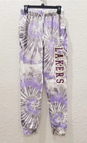 Ropa híbrida para mujer NBA LA Lakers con tinte de corbata pantalones para correr, pequeños - Imagen 2 de 8