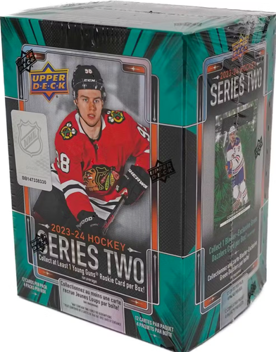 2023-24 NHL UPPER DECK SERIES 2 Hockey Blaster Box Connor Bedard YG RC? - Picture 2 of 3
