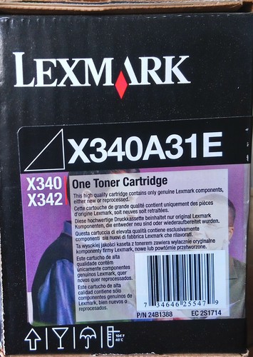 Lexmark X340A31E, Original Black (Schwarz) Laser Toner Cartridge, X340 X342, OVP - Afbeelding 2 van 6