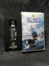 Free Willy 3: The Rescue (VHS, 1997) Clamshell