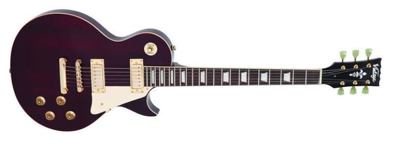 Vintage Gold Hardware V100WR Wine rot E-Gitarre B-WareϟSUPERDEALϟ Vintage Gold Hardware V100WR Wine rot E-Gitarre B-WareϟSUPERDEALϟ