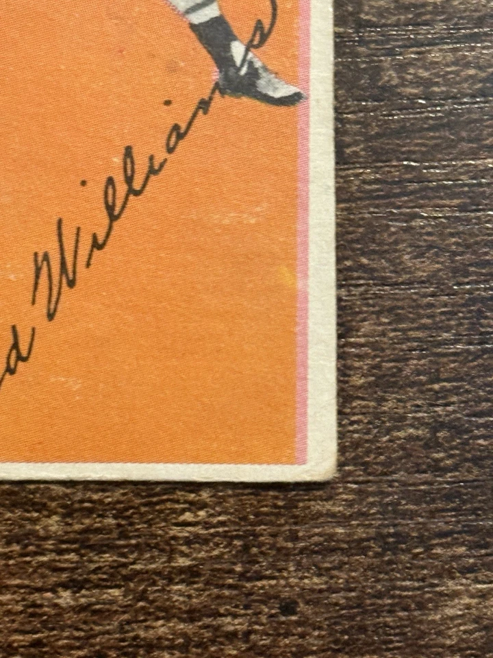 1954 Topps Set-Break #1 Ted Williams Foto 4 de 4