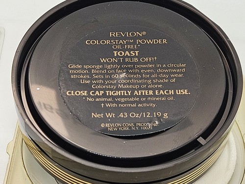 Revlon Colorstay Powder Oil Free TOAST 0.43oz (LOT OF 2) - Picture 4 of 6