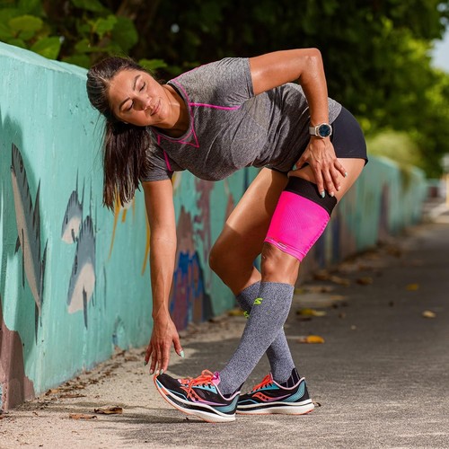 Knee High Compression Socks for Running & Travel - Unisex, Made in Italy - Picture 8 of 8