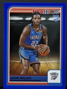 2023-24 Panini NBA Hoops #252 Cason Wallace Blue RC