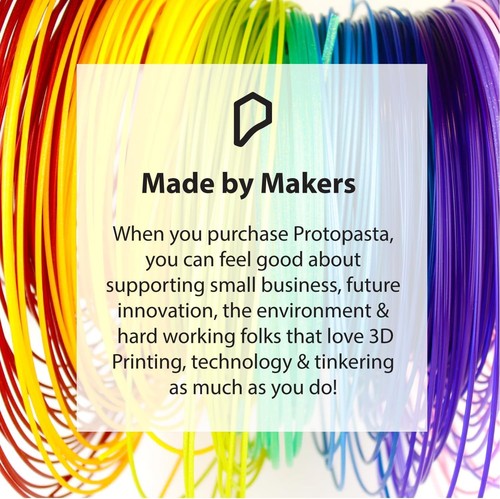 Protopasta 3D Printer Filament | PLA Filament 1.75mm | Magnetic Iron Filled PLA - Picture 7 of 7