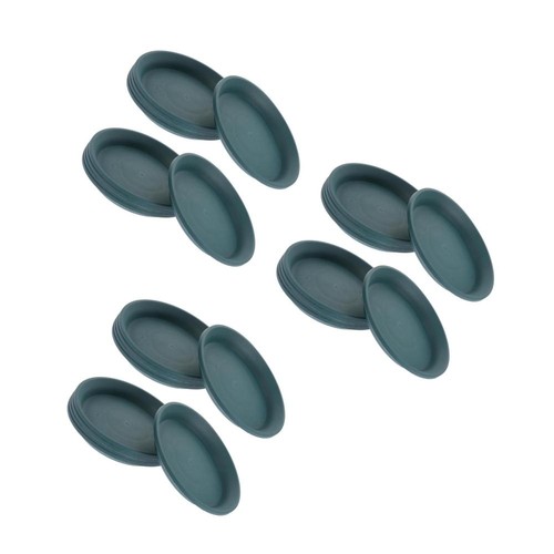  10 Pcs Flower Pot Base Plastic Circular Flowerpot Planter Drainage Tray - Imagen 18 de 20