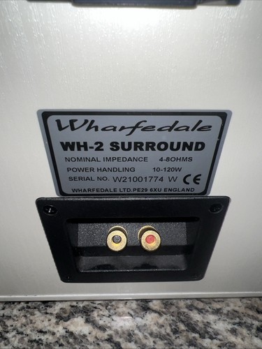 2X Wharfedale WH-2 Surround Sound Speakers Bipole Speakers RARE-Tested - Picture 7 of 14