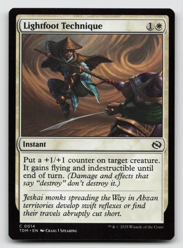 Lightfoot Technique C Tarkir: Dragonstorm 14 NM - Picture 1 of 2