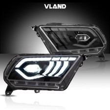 VLAND Voll LED Scheinwerfer für 2010-2014 Ford Mustang Frontscheinwerfer