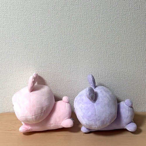 Juego de muñecas de peluche Asammi-chan & Anemimi chan 20 cm postura acostada 2023 sin etiqueta - Imagen 2 de 24