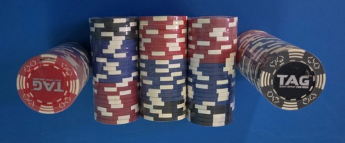 TAG Body Spray 25 Poker Chips 2005 Brand New New - Picture 1 of 1