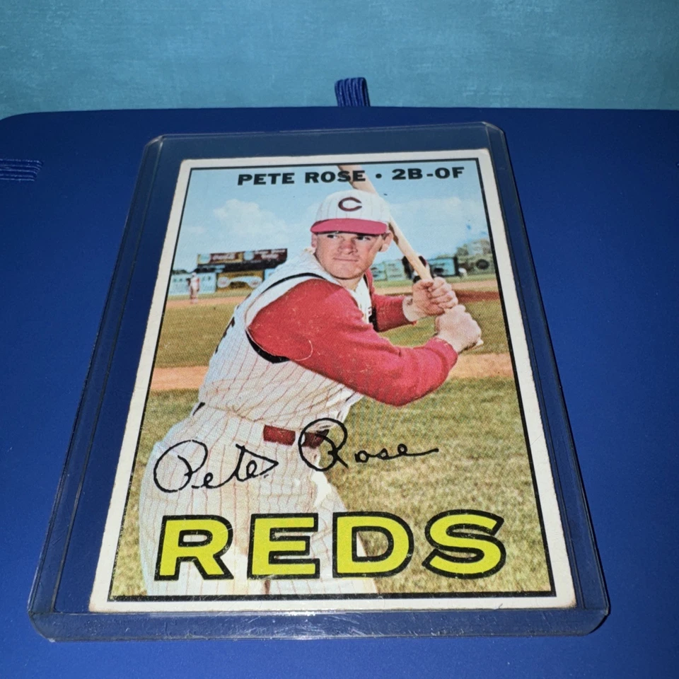 Topps Pete Rose #430 Reds EX 1967 de colección *Bonito centro envío gratuito Foto 2 de 3