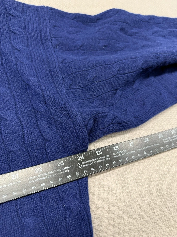 Cárdigan tejido vintage Ralph Lauren lana cachemir dos botones frente abierto talla M/L Foto 4 de 4