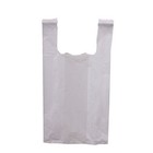 SSWBasics Plastic Bags - Small White T-Shirt Bags - TShirt Bags Plastic - 8”