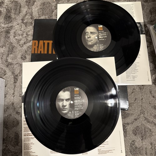 U2 Rattle and Hum 1988 Double Vinyl 2 LP Island Records Great Condition - Picture 5 of 5