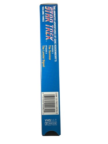 Star Trek The Animated Adventures Volume Three 3 Episodes 5 & 6 Video Tape VHS - Foto 7 di 9