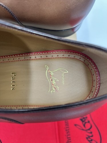 Men’s Christian Louboutin Greggo Calf Leather Oxford size 45.5 made in Italy - Picture 11 of 14
