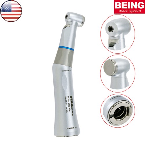 US BEING Dental 4:1 1:1 Manipolo Bassa Velocità Fibra Ottica Contra Angolo NSK KaVo - Foto 32 di 52