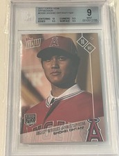 2017 Topps Now Online Exclusive Off-Season Shohei Ohtani #OS-80 BGS 9  (RC)