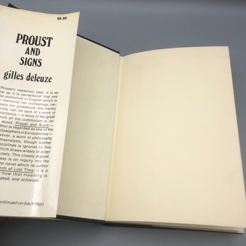 PROUST AND SIGNS By Gilles Deleuze Hardcover - Picture 10 of 10