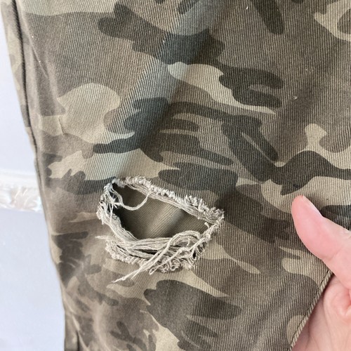 Size 18R Next Camo Embroidered floral Trousers 100% Cotton RRP £32 Camouflage - Picture 4 of 12