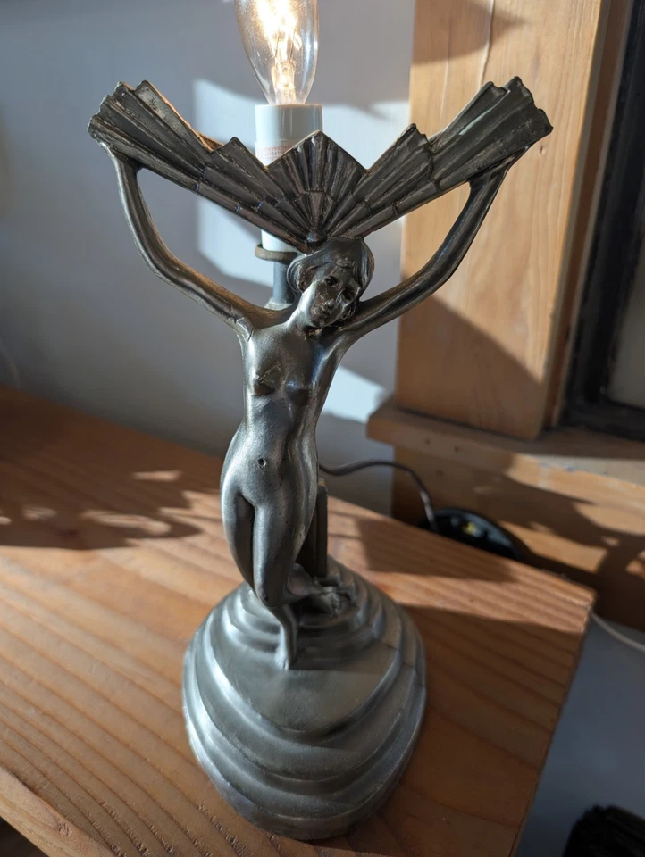 Juliana Art Nouveau Art Deco Desnuda Mujer Bronce Alado Victoria ChandlerII Funciona Foto 3 de 4