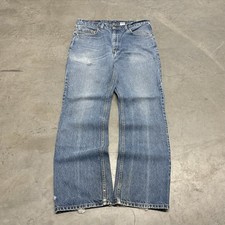 Vintage 90s Levi  s Jeans 517 Orange Tab Cowboy Western 35x32 Cowboy Distressed