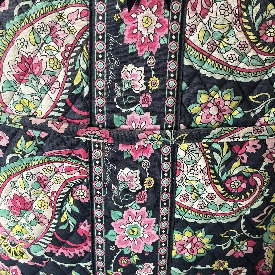 Vera Bradley BOLSA DE PAÑALES MOCHILA con Cambiador en PAISLEY PARISINO Bebé Viaje Foto 2 de 4