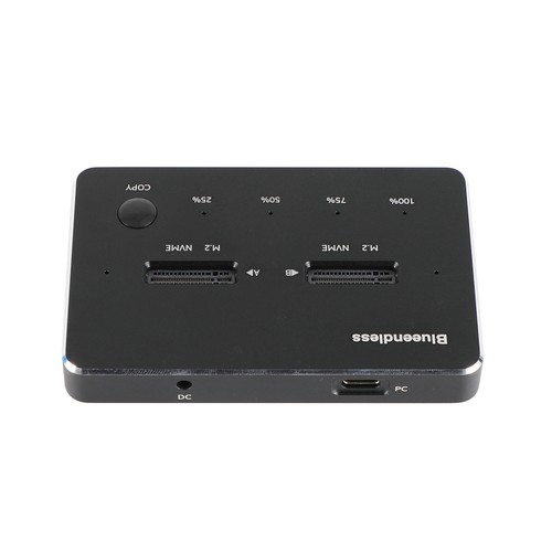 πM.2 SSD Docking Station Duplicator NVME + NVME SSD Solid State Drive Enclosure - Afbeelding 8 van 17