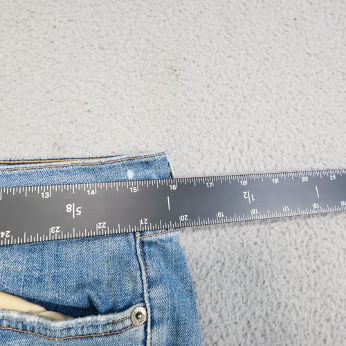 Pantalones de mezclilla Rag & Bone Dre para mujer 28 azul lavado claro ajustados desgastados dobladillo crudo EE. UU. - Imagen 8 de 23