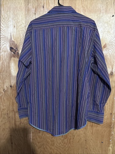 Robert Graham Hemd Gr. L Southwestern gestreift Blumen Flip Cuff mehrfarbig - Bild 11 von 11