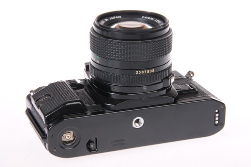 CANON A-1 SLR Camera Body Black w/50mm f1.4 FD lens & Jessop Power Winder C-1TR - Bild 9 von 14